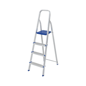 Escada alumínio 4 degraus mor