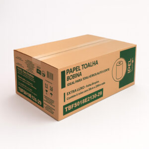 Papel toalha bobina tr soft cx 6x200m pulire