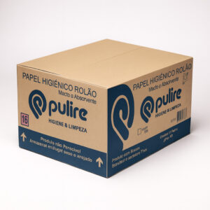 Papel higiênico extra luxo rolao cx 8x300m pulire