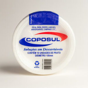 Prato 15 plast sobremesa pct 10un coposul