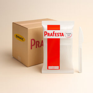 Faca refeição inquebravel master branco cx 500 un