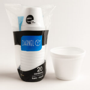 Copo 296ml isopor flt 20 un darnel