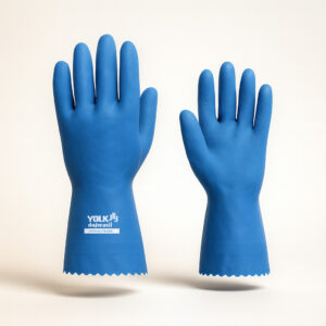 Luva verniz silver azul eg volk