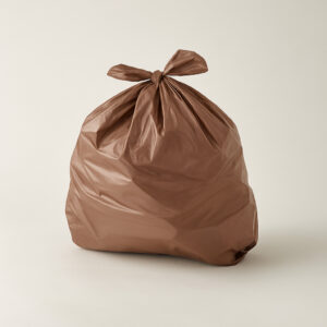 Saco lixo marrom ref 60l 60x65 2.0kg 100 un kubera