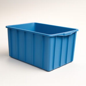 Caixa organizadora 130l sem tampa azul lp