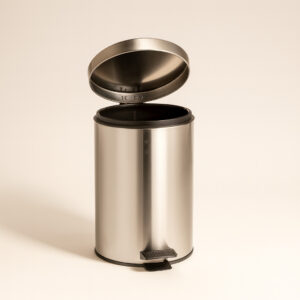 Lixeira pedal inox com cesto 20l mood
