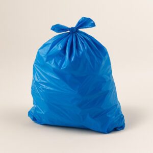 Saco lixo biodegradável azul 100l pct 100 un kubera