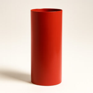 Cesto vermelho com adesivo 51x24 23l bralimpia