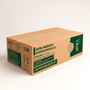 Papel higiênico folha simples interf cx 10000