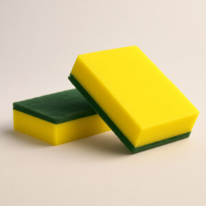 Esponja multiuso dupla face verde/amarela 75x110mm 3m