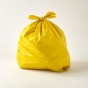 Saco lixo amarelo reforcado 100l 100 un plastjoia