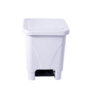 LIXEIRA PEDAL RETANGULAR VERDE HASTE PLASTICA 15L USAP