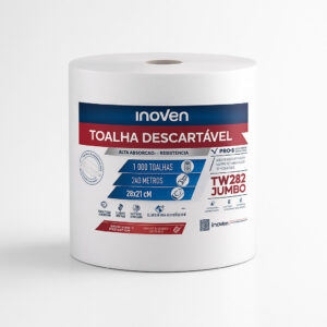 Pano toalha descartavel 50g 28x290m jumbo tw2829 inoven