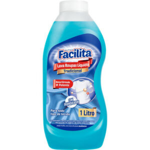 Sabão liq lava roupas 1l tradicional facilita audax