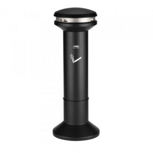 Bituqueira alta capacidade preto 25l 8000 bitucas fg9w3400bla rubbermaid