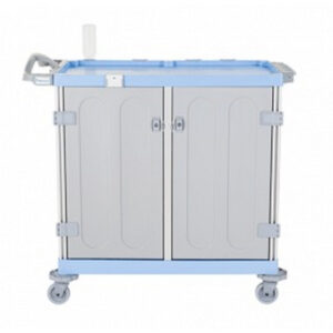 Carro hospitalar duplo armario hosp300 bralimpia