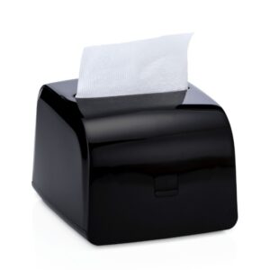 Porta guardanapo interfolhado preto premisse