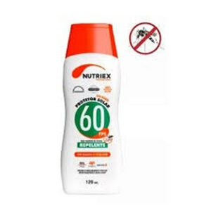 Protetor solar fps 60 1/3 uva acao repelente 120ml nutriex