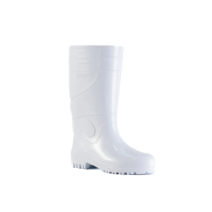 Bota pvc branca cano extra longo 44