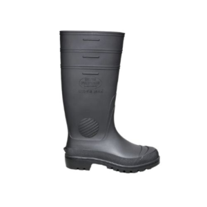 Bota pvc preta cano extra longo 42