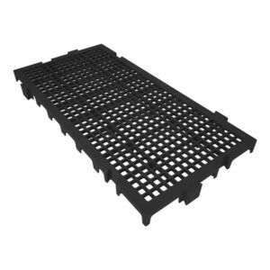 Estrado modular preto 50x25x2,5 lp