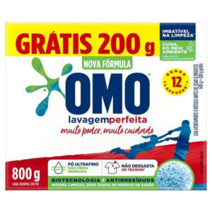 Sabão pó 800gr omo prom