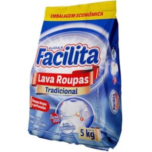 Sabão pó 5kg facilita audax