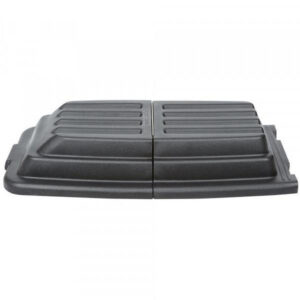 Tampa carro basculante 400l fg9t2200bla rubbermaid