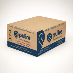 Papel higiênico folha dupla interf cx 8000