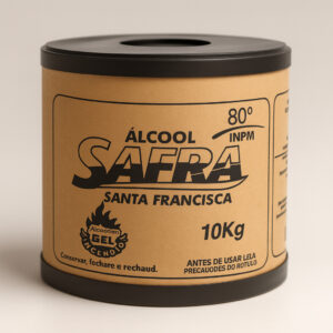 Álcool gel acendedor barrica 10kg safra