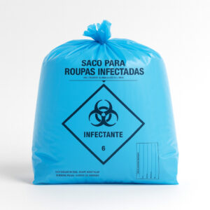Saco hamper 120 lt azul cordao 50 un jurema