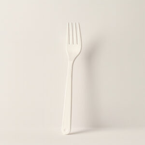 Garfo refeição inquebravel branco cx 1000 un plastlab