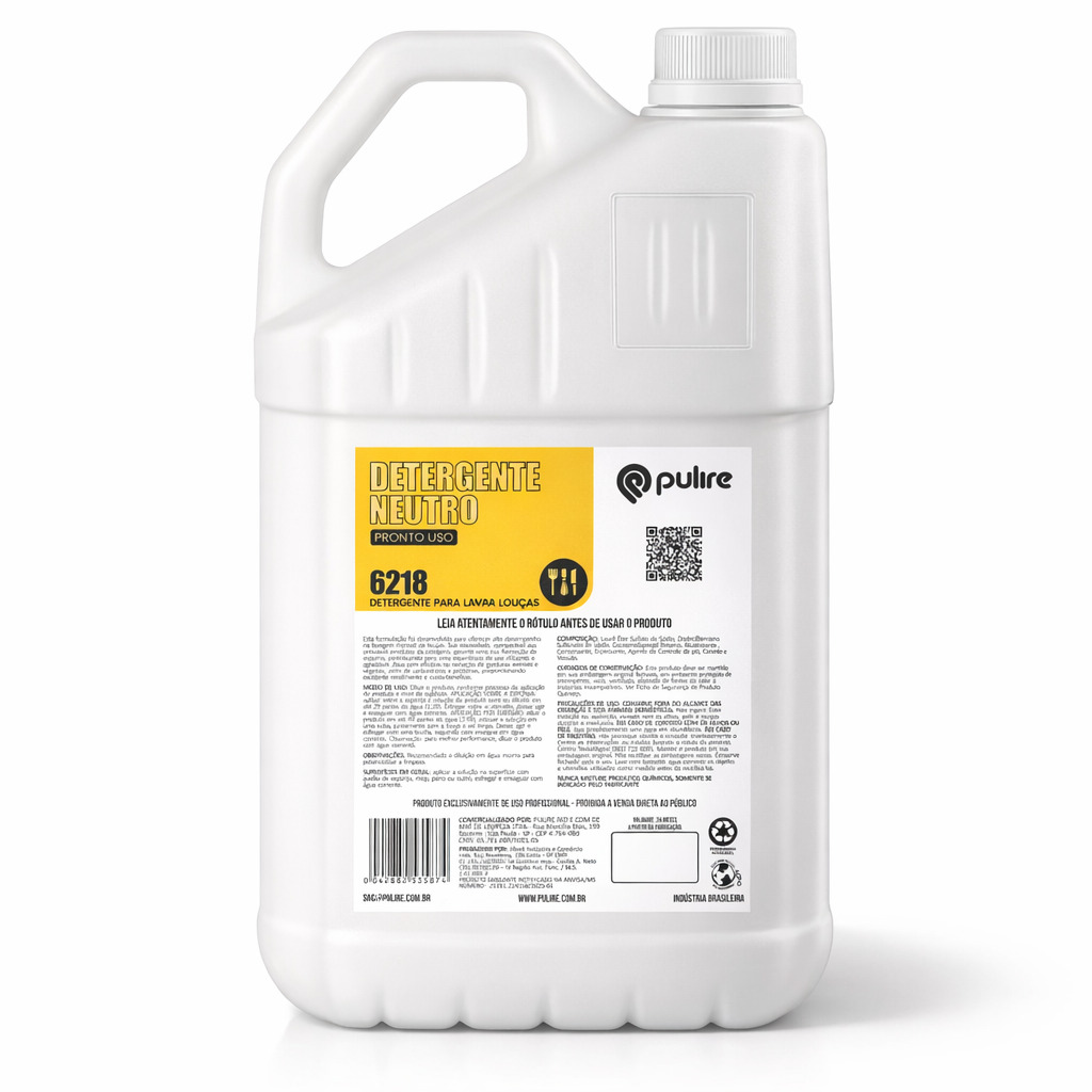 Detergente neutro pronto uso 5l pulire