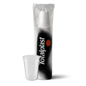 Copo 180ml br flt 100 un pp totalplast