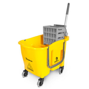 Balde com espremedor doblo flex amarelo 30l b30fam bralimpia