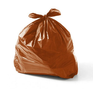 Saco lixo marrom ref 60l 60x75 2.0kg 100 un kubera