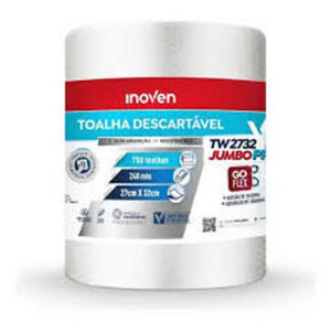 Pano toalha descartavel 70g 27x240m jumbo pro tw2732 inoven